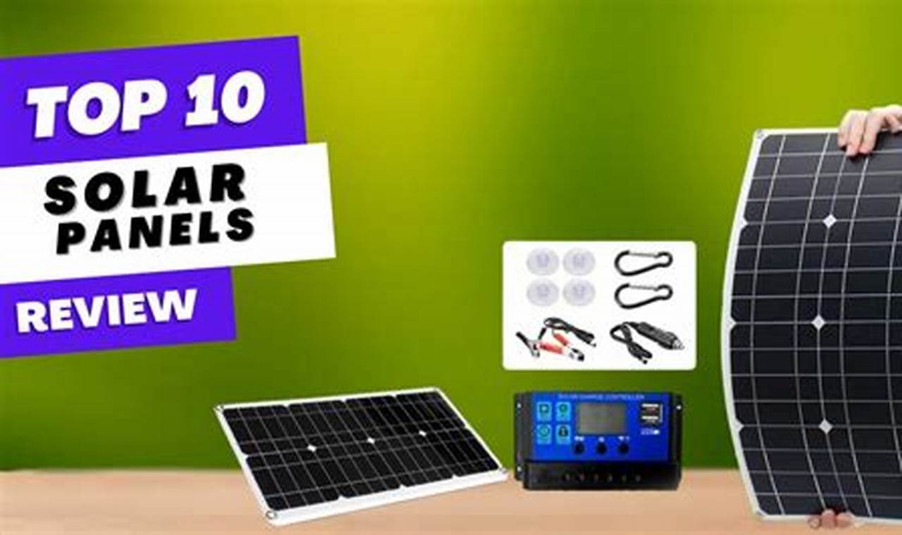 Top 10 Solar Panels 2024