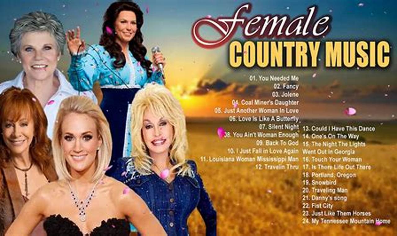Top 100 Female Country Songs 2024