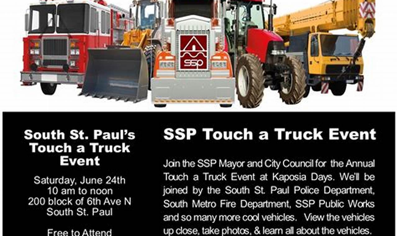 Touch A Truck Event 2024