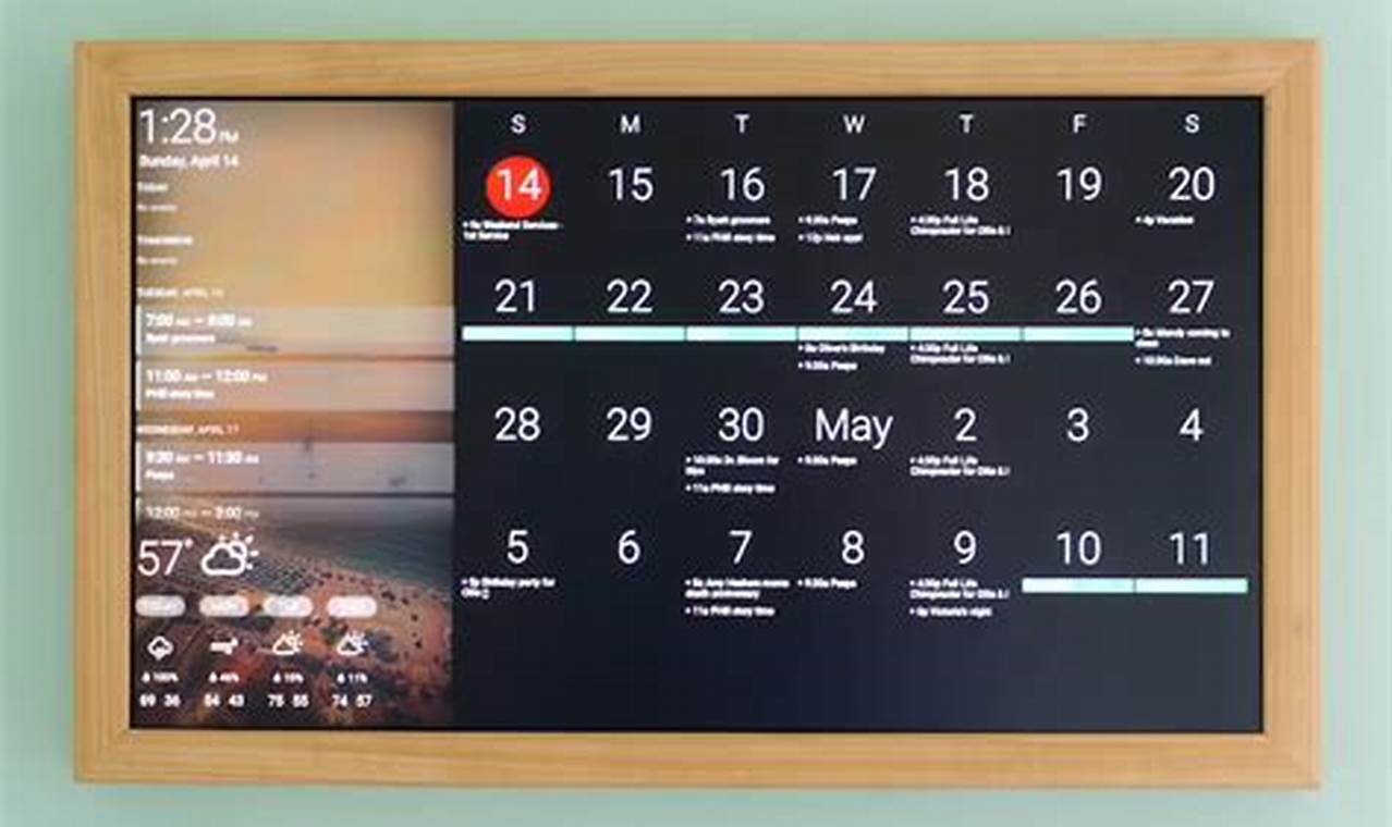 Touch Screen Calendar Software