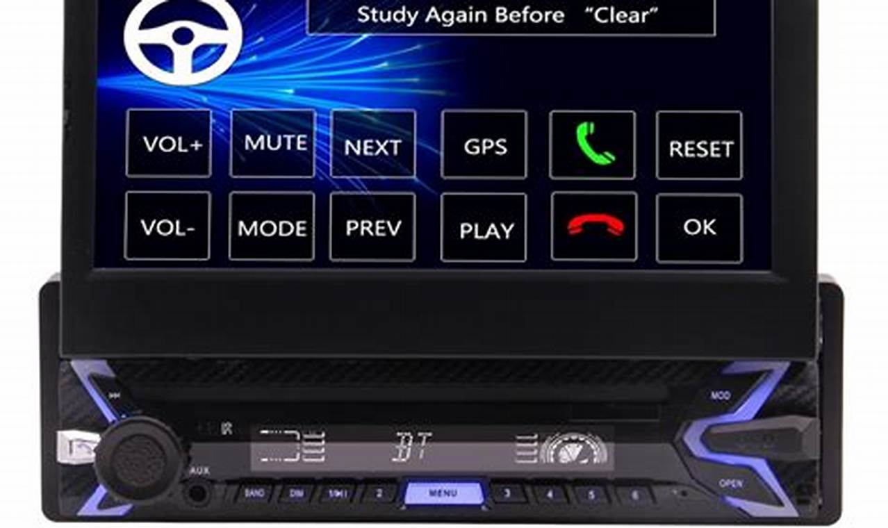 Touch Screen Car Stereo With Bluetooth