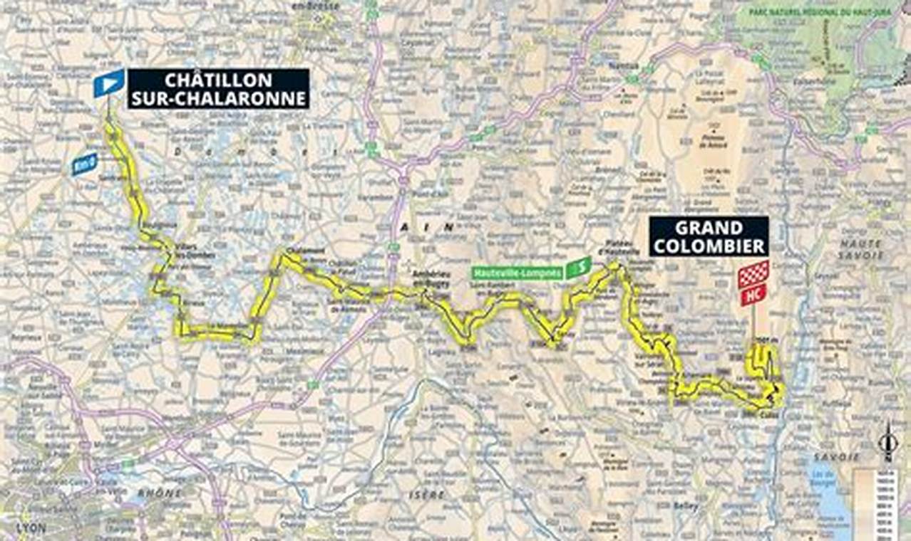 Tour De France 2024 Stage 13 Map