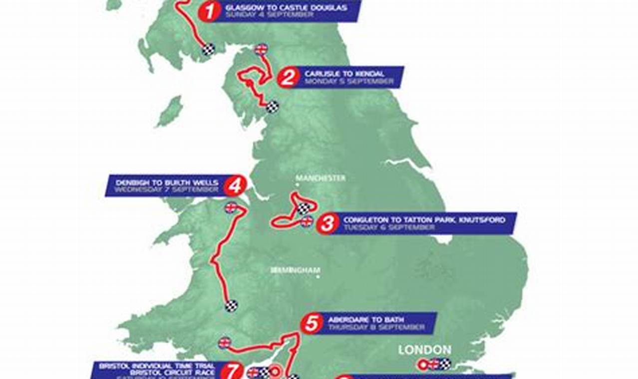 Tour Of Britain 2024 Route Map