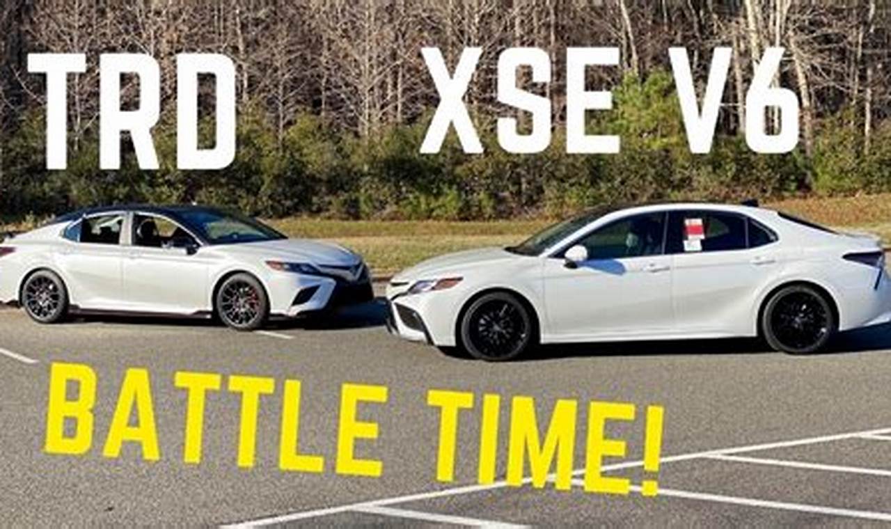 Toyota Camry Trd Vs Xse V6 2024