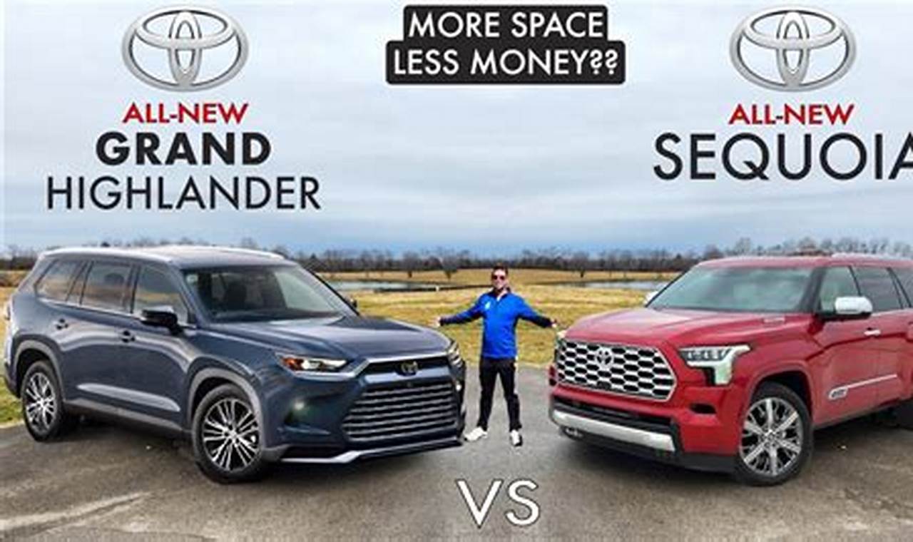 Toyota Sequoia 2024 Vs Highlander