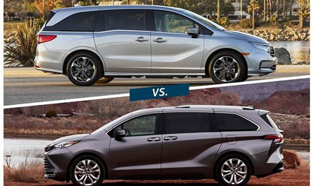 Toyota Sienna Vs Honda Odyssey 2024