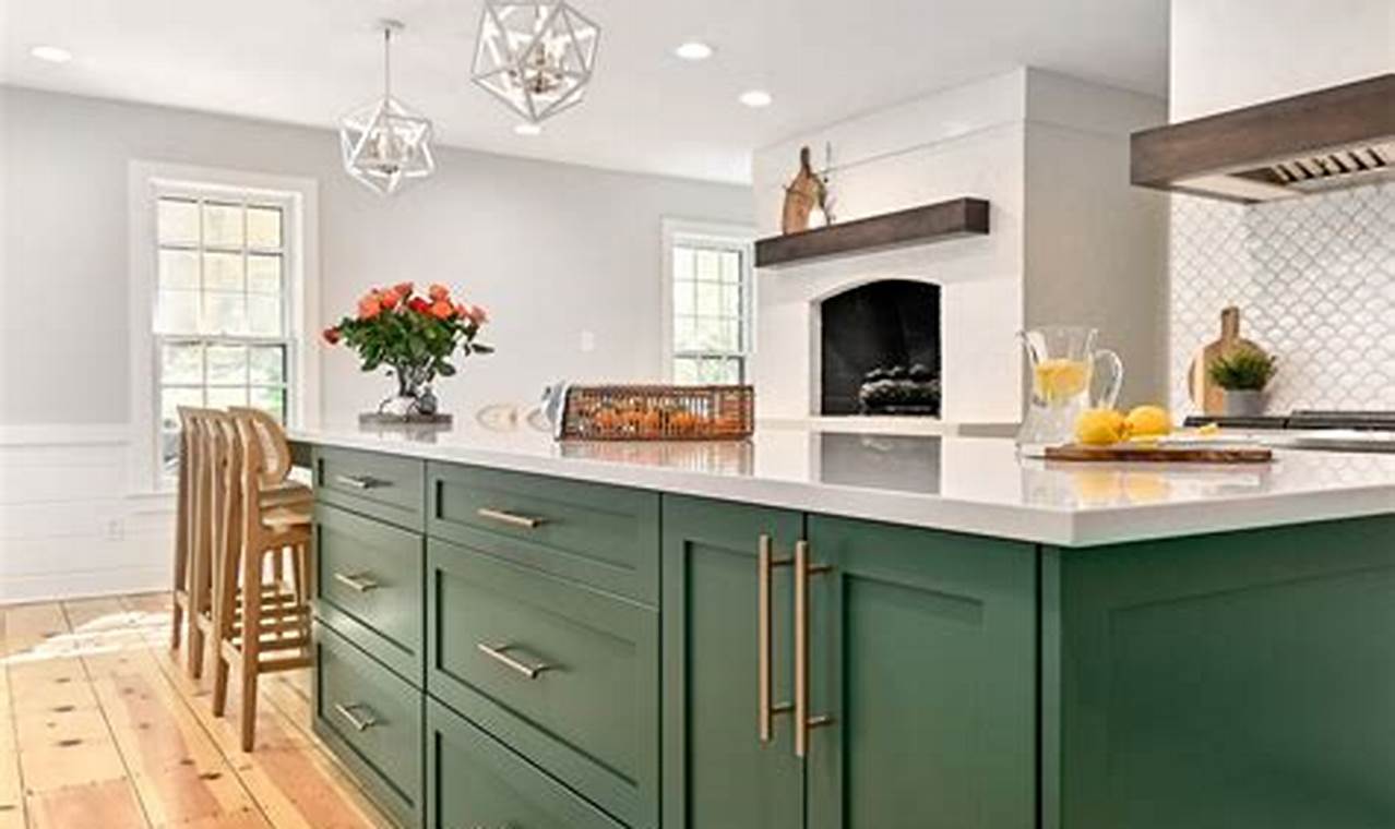 Trendy Kitchen Cabinet Colors 2024