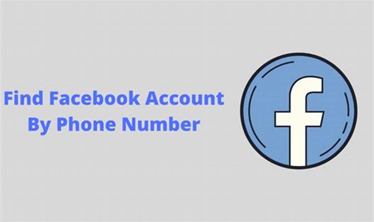 Trouver Quelqu Un Sur Facebook Avec Son Numéro De Téléphone