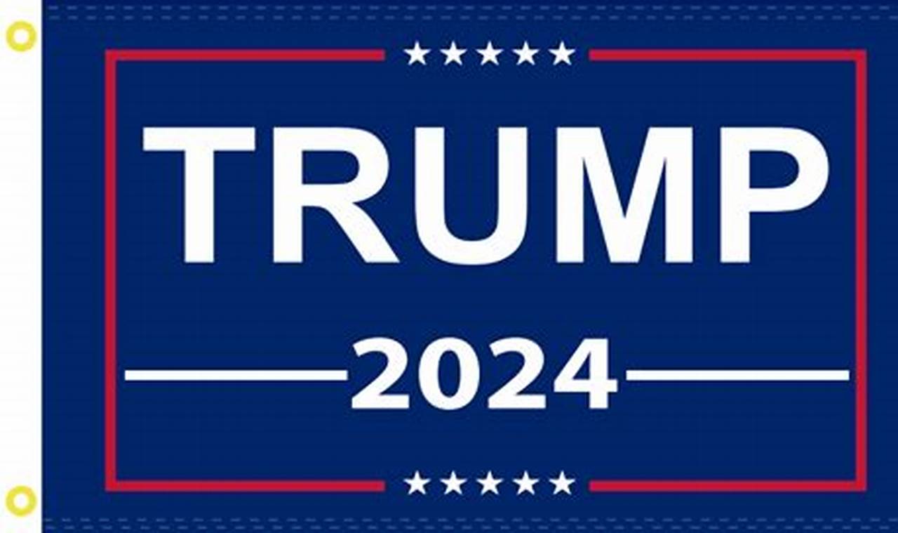 Trump 2024 Flag 2x3