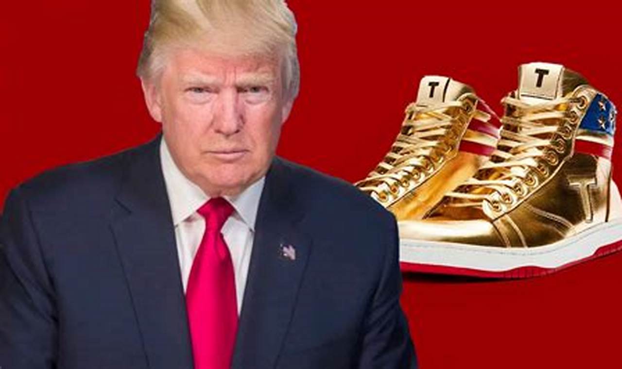 Trump Gold Sneakers 2024