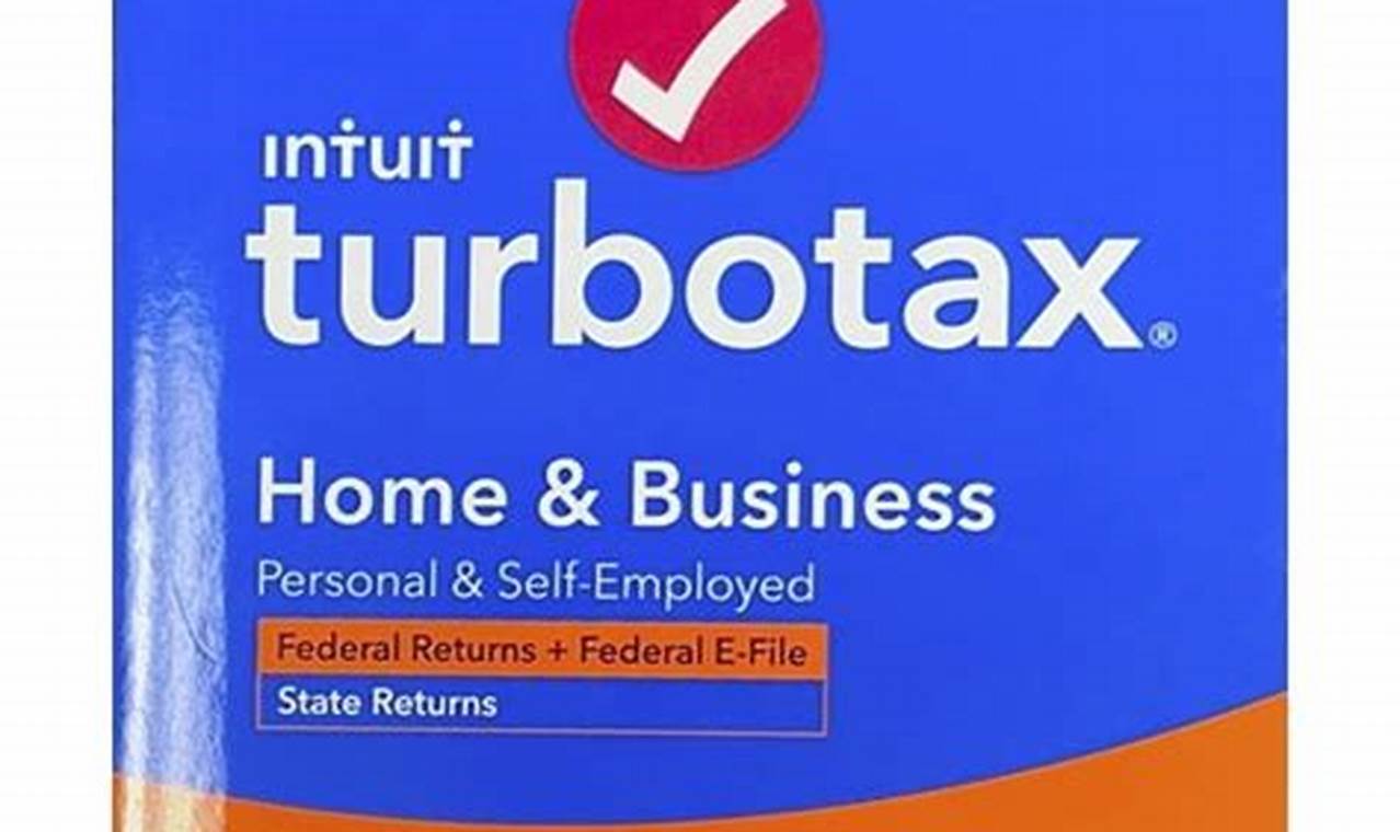 Turbotax 2024 Home And Business Cd