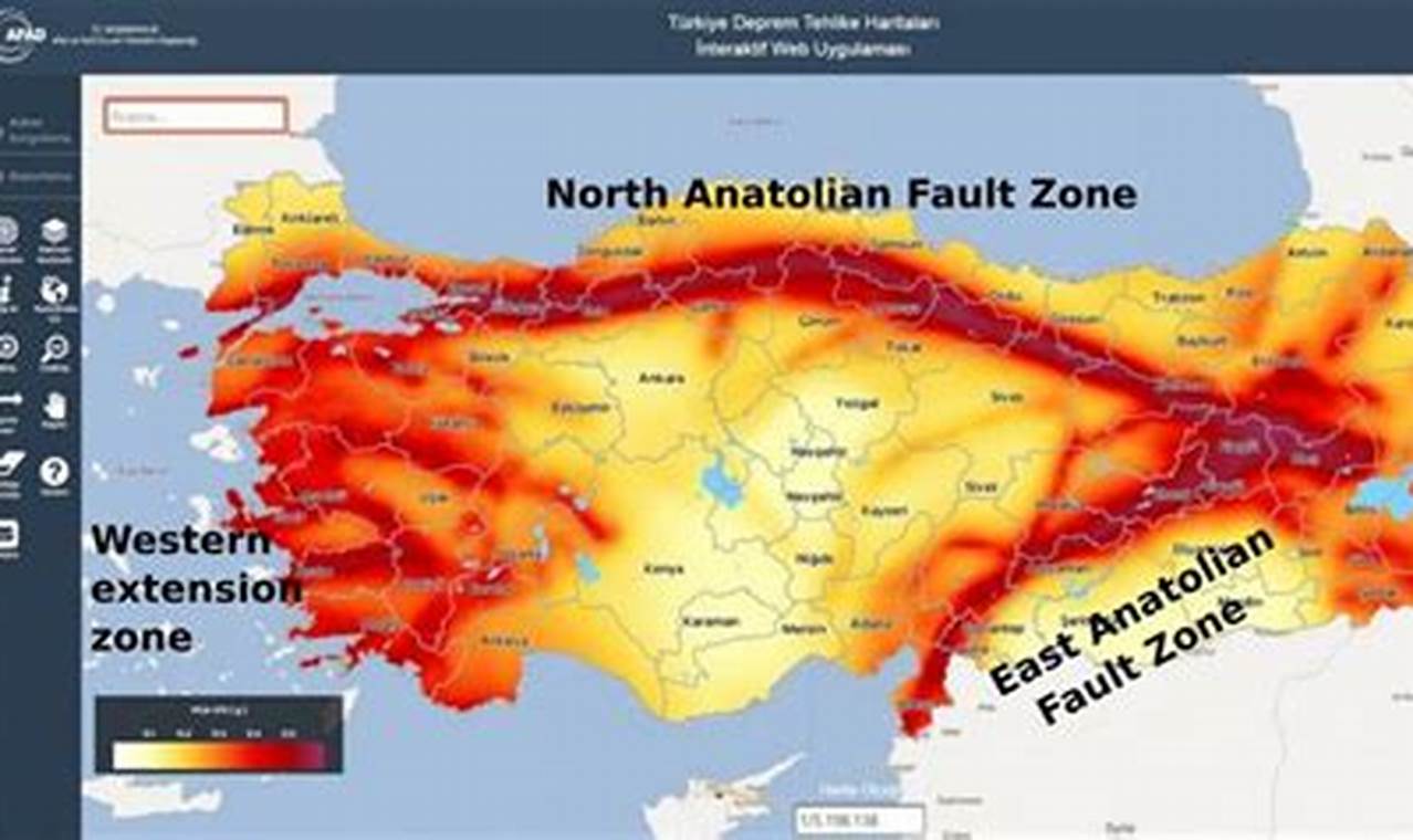 Turkey 2024 Earthquake Map