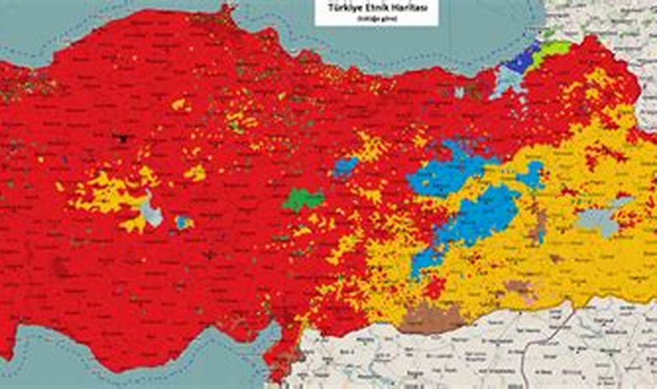 Turkey Ethnic Map 2024