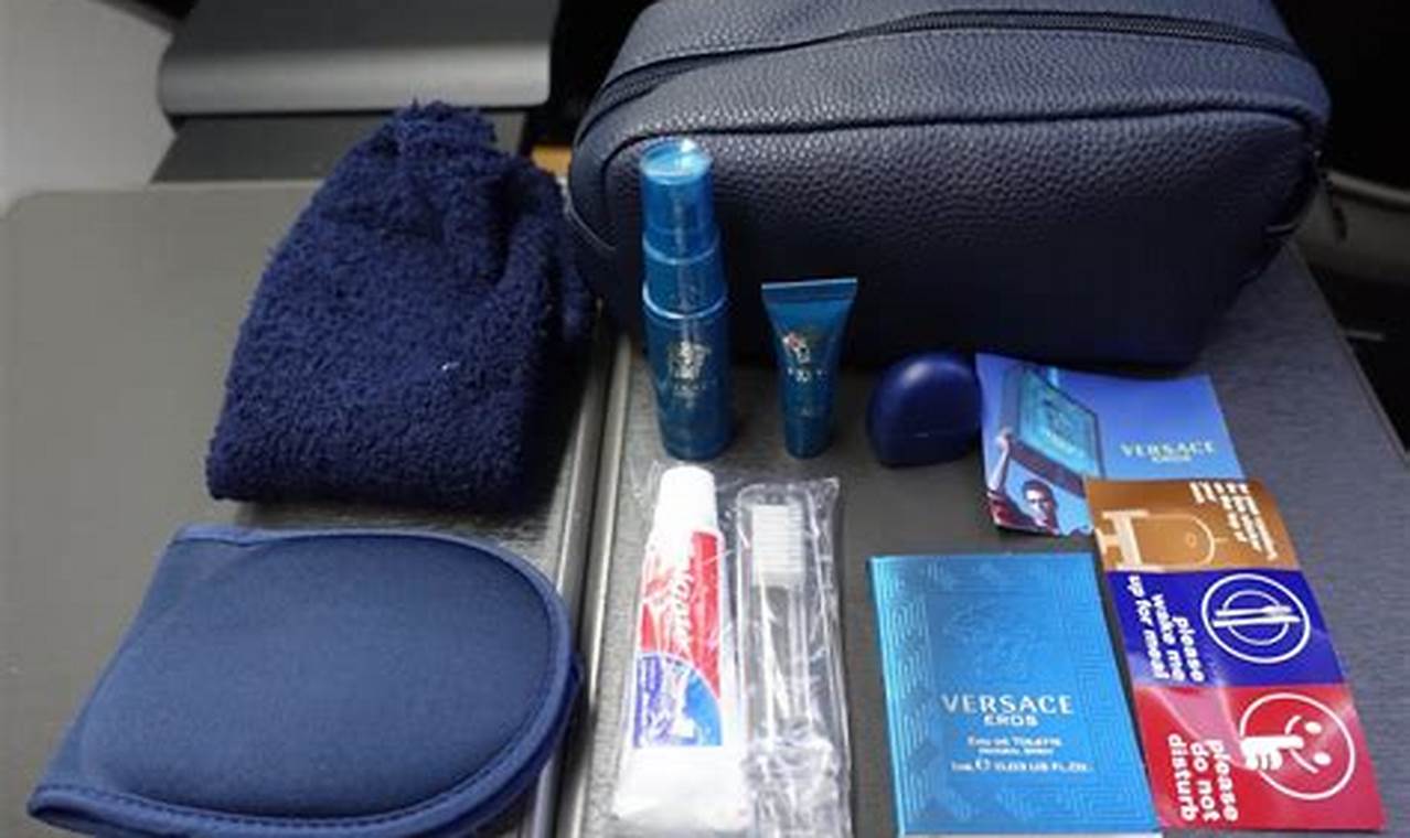 Turkish Airlines Business Class Amenity Kit 2024