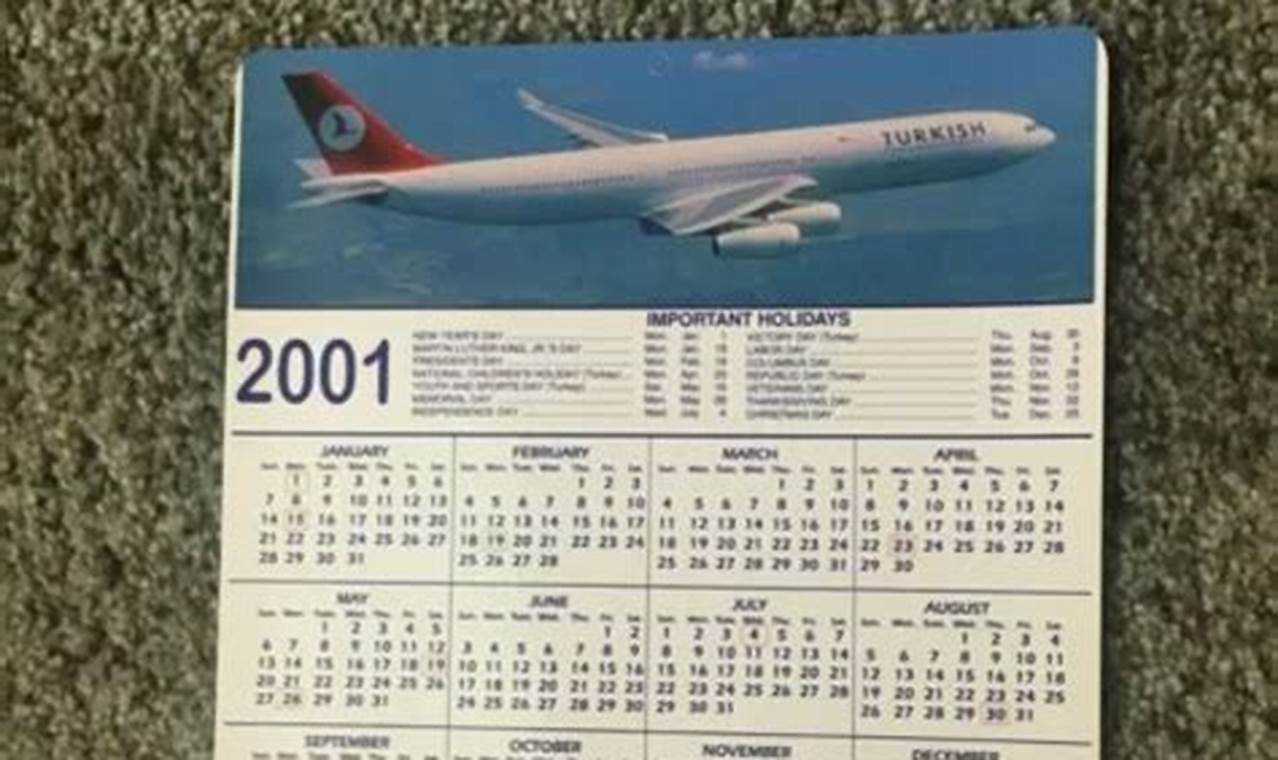 Turkish Airlines Calendar
