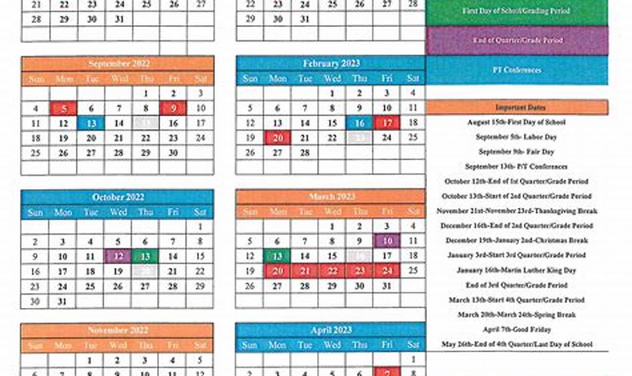 Two Rivers School Calendar 24-25