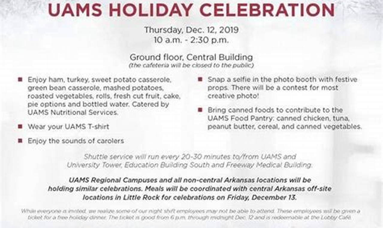 Uams Holiday Schedule 2024