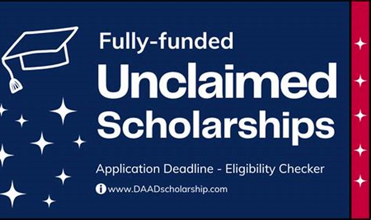 Unclaimed Scholarships 2024