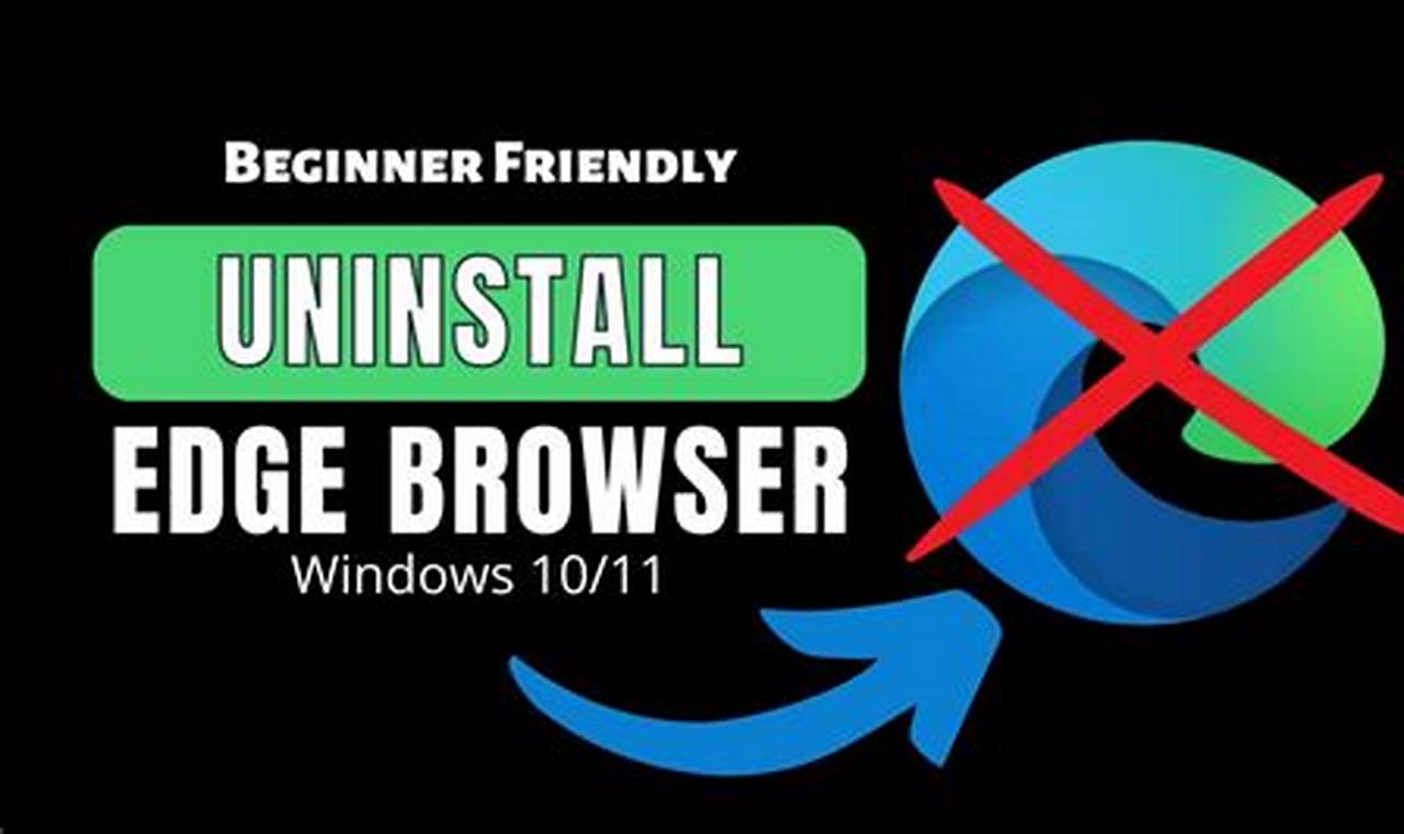 Uninstall Edge Windows 10 2024