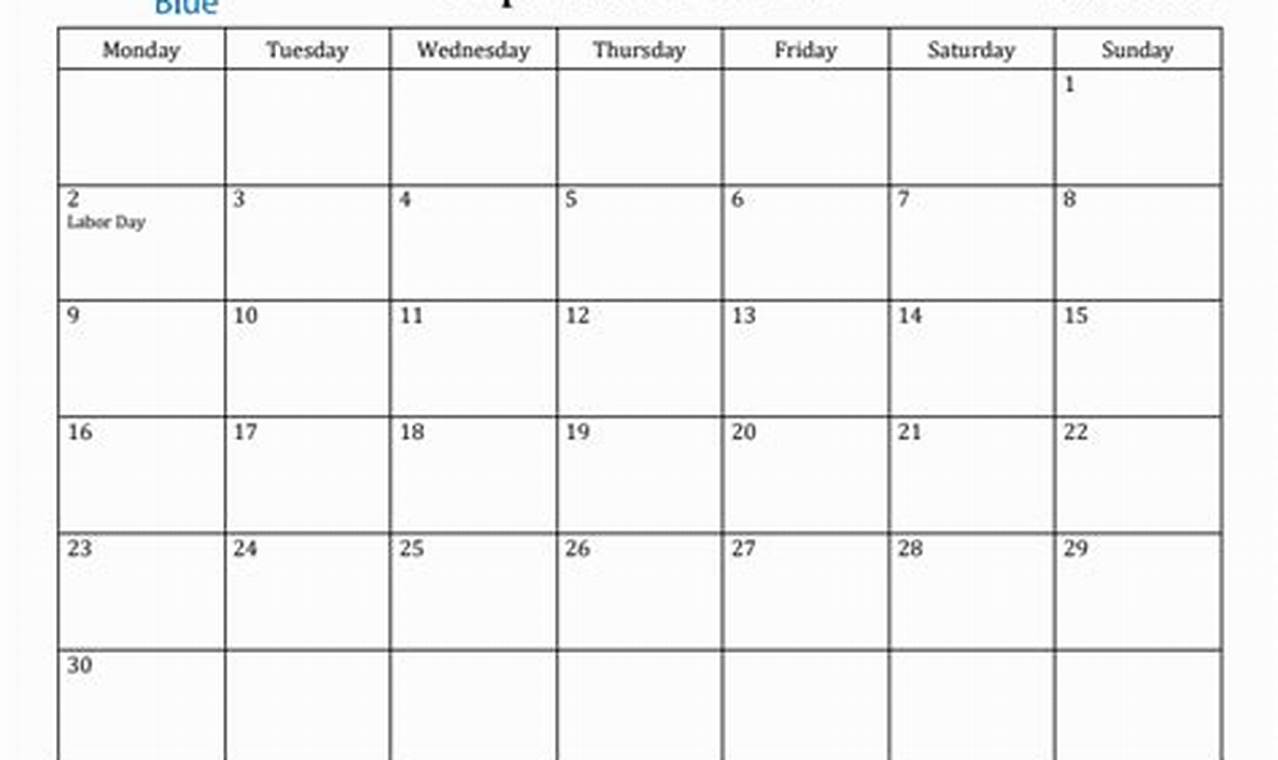 United States 2024 September Calendar - Facebook