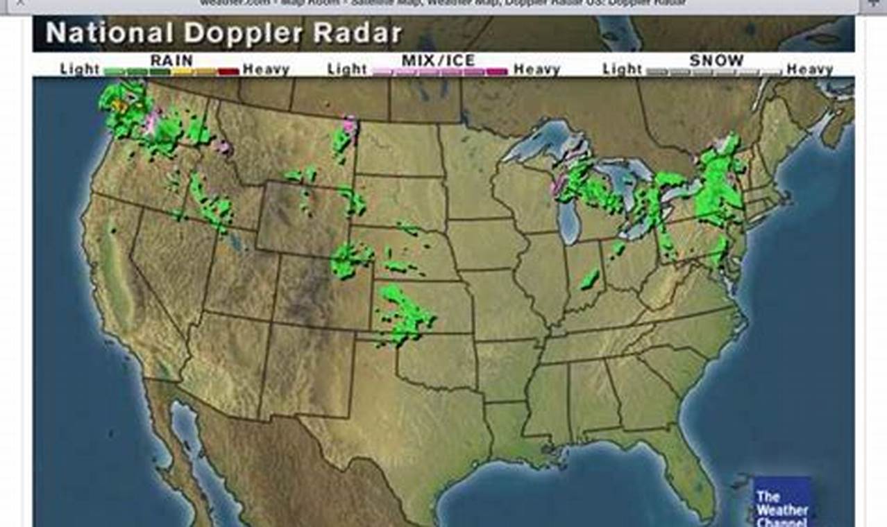 United States Live Radar Weather Satellite