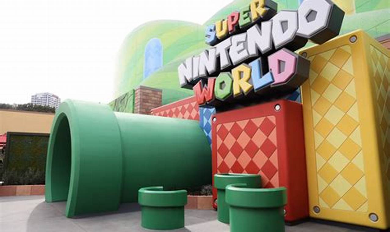 Universal Studios Hollywood Super Nintendo World 2024