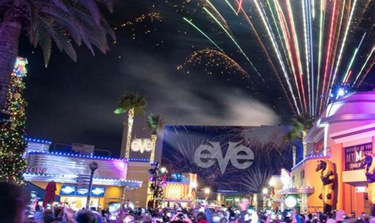 Universal Studios New Year's Eve 2024