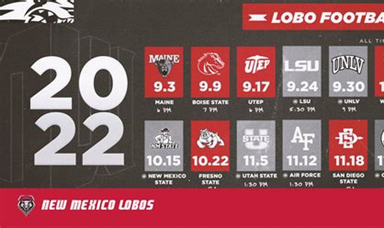 Unm Lobos Football Schedule 2024