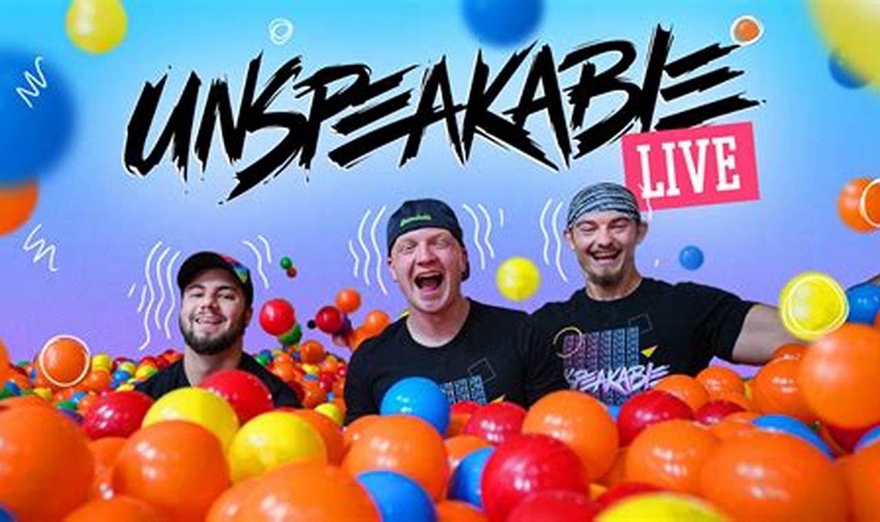 Unspeakable Live Show 2024 Tickets