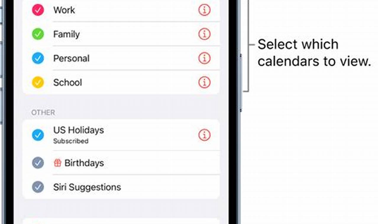 Update Calendar On Iphone