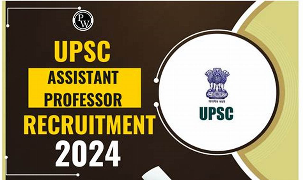 Uppsc Assistant Professor Recruitment 2024