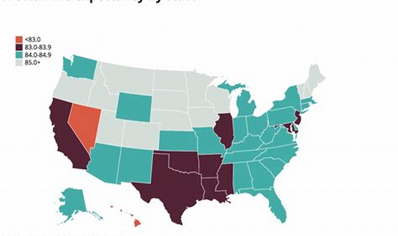 Us Life Expectancy 2024 By State 2024