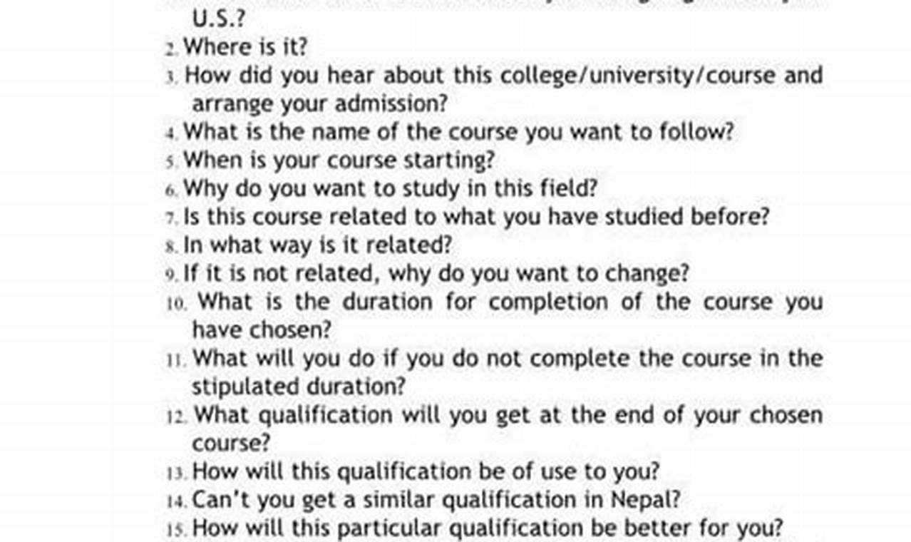 Usa Interview Questions Pdf 2024
