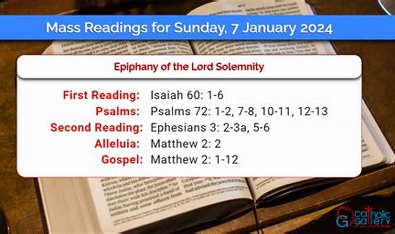 Usccb Readings For Sunday January 7 2024