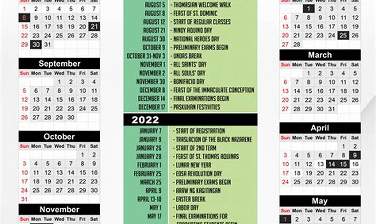 Ust Academic Calendar 2024 234b
