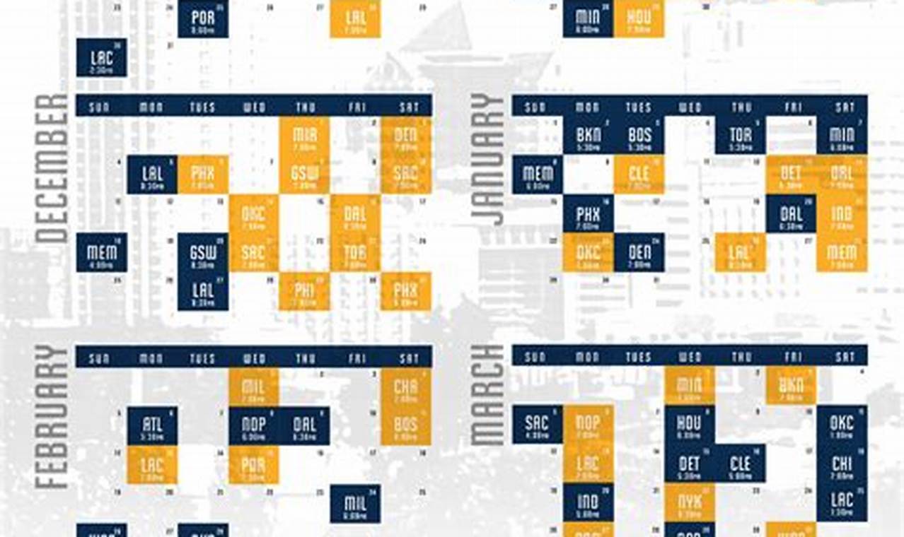 Utah Jazz Schedule 2024-23