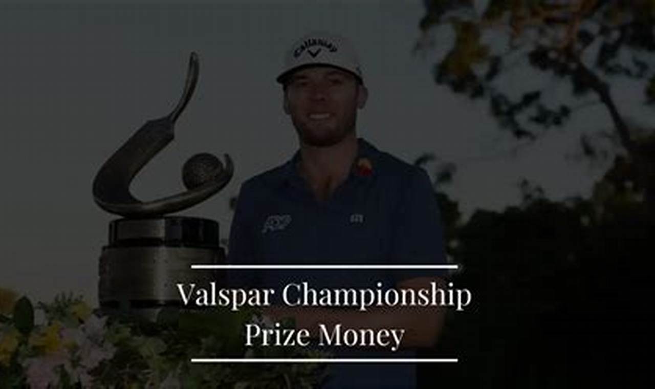 Valspar Championship Prize Money