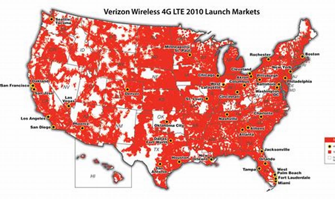 Verizon Map Coverage 2024