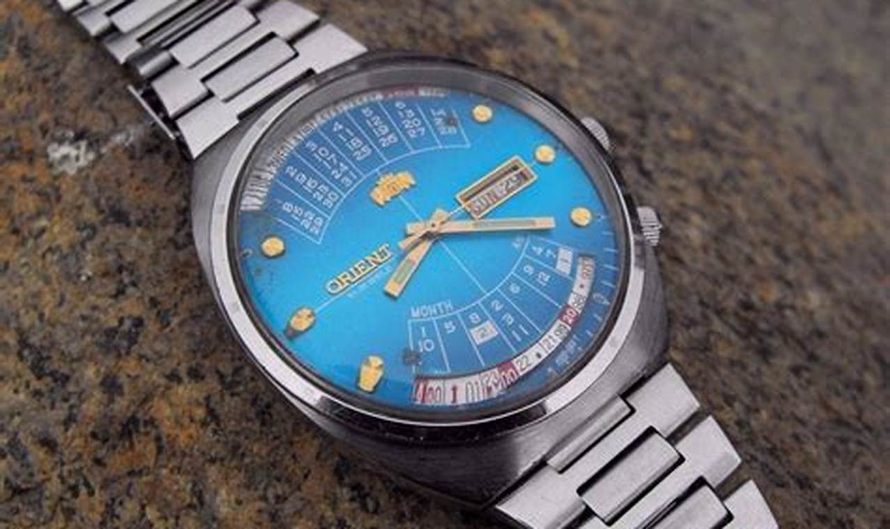 Vintage Orient Perpetual Calendar Automatic Watch