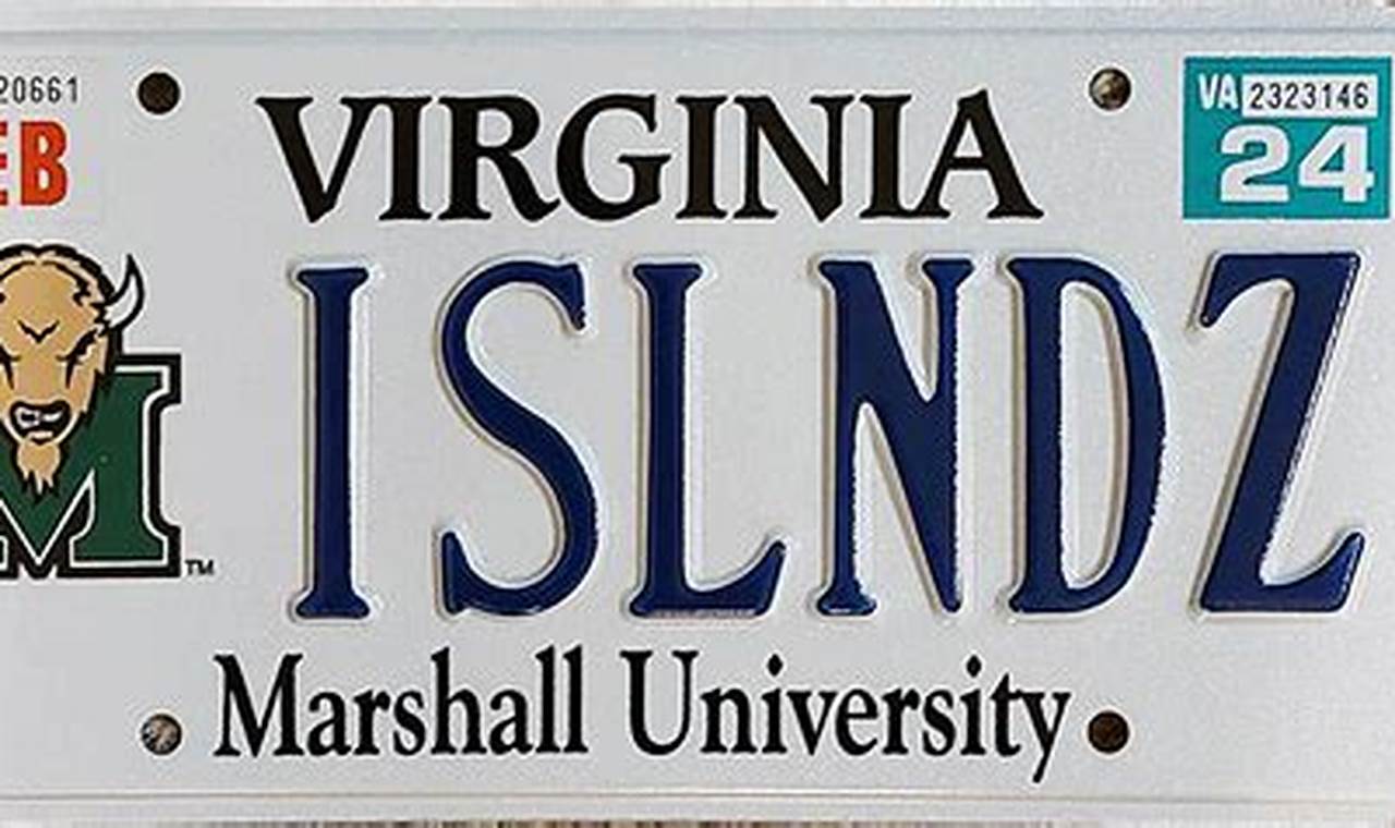 Virginia License Plate 2024