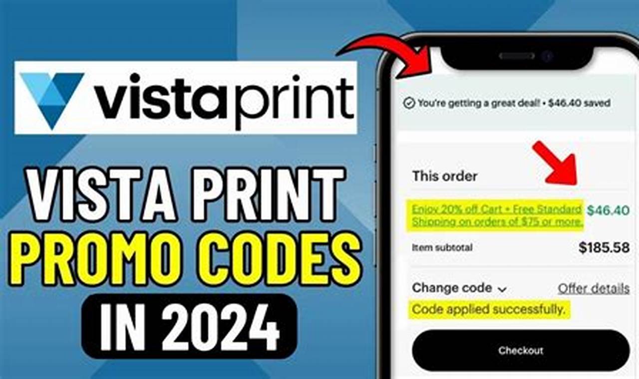 Vistaprint Coupon Code 2024