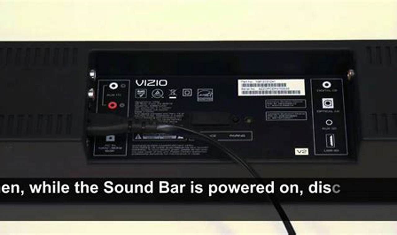 Vizio Soundbar Firmware Update 2024