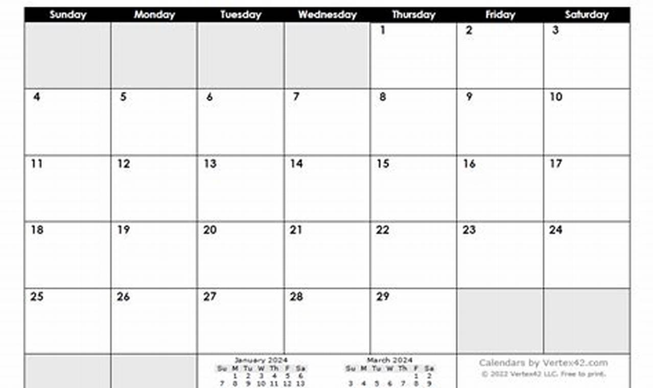 Vortex Calendar 2024 Schedule