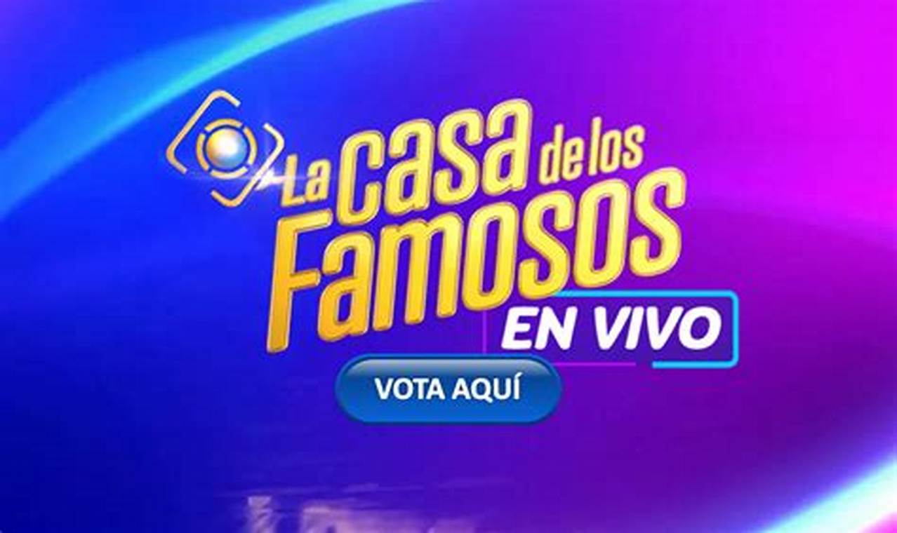 Vota La Casa De Los Famosos 2024 Dates