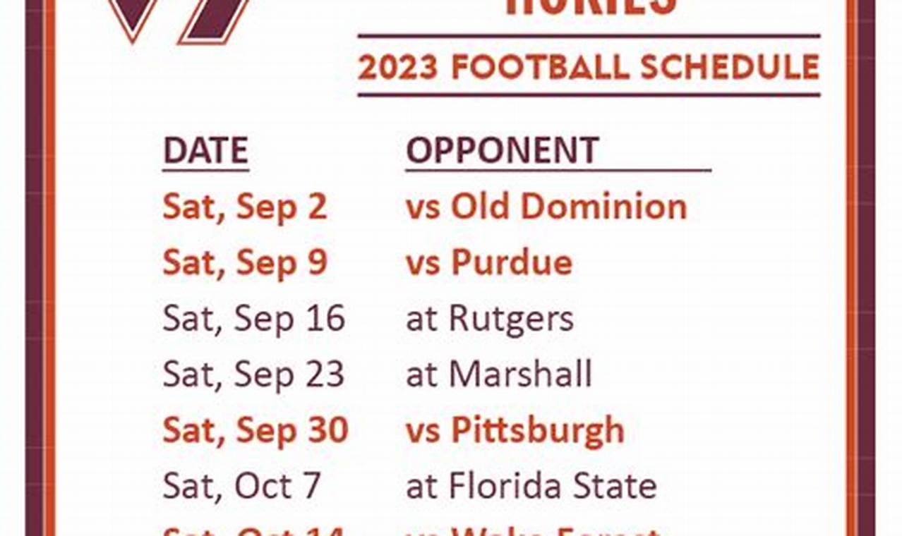 Vt Football Schedule For 2024