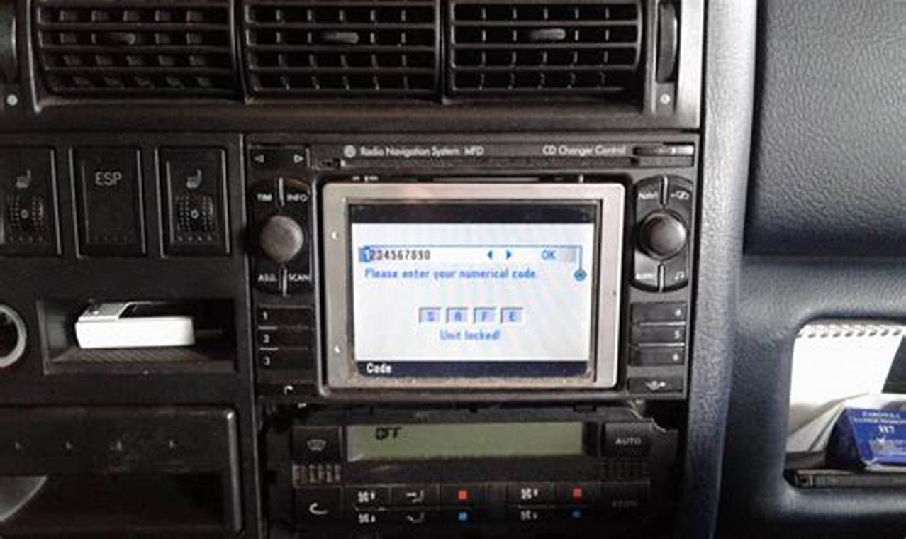 Vw Radio Navigation System Mfd