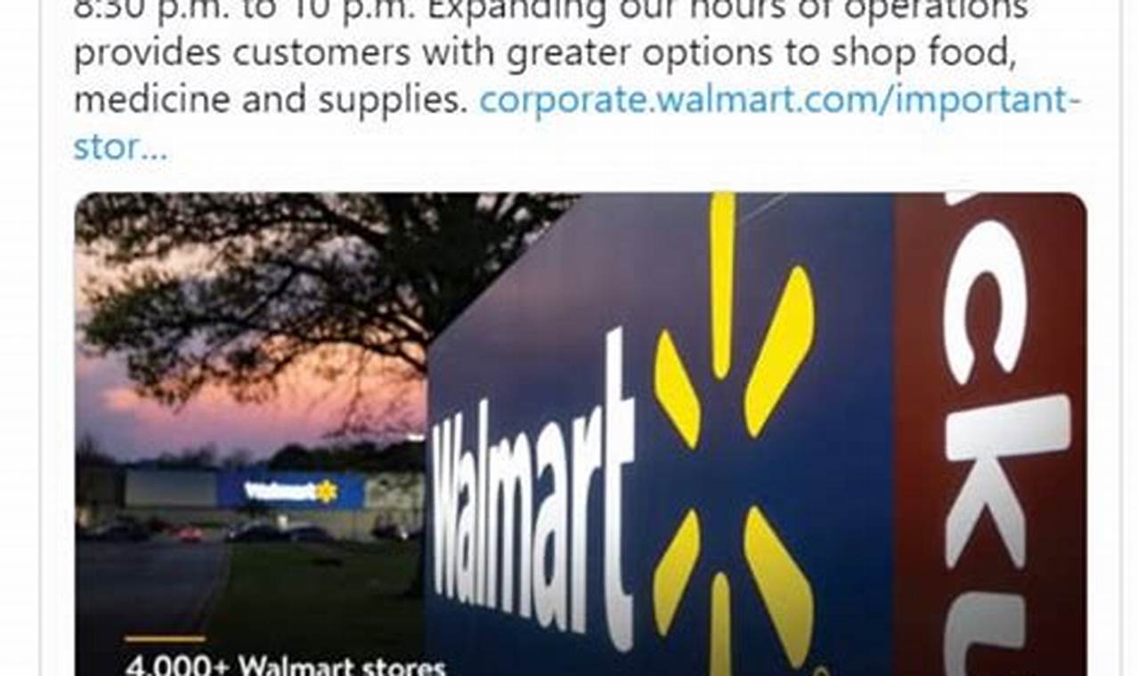Walmart Changing Hours 2024