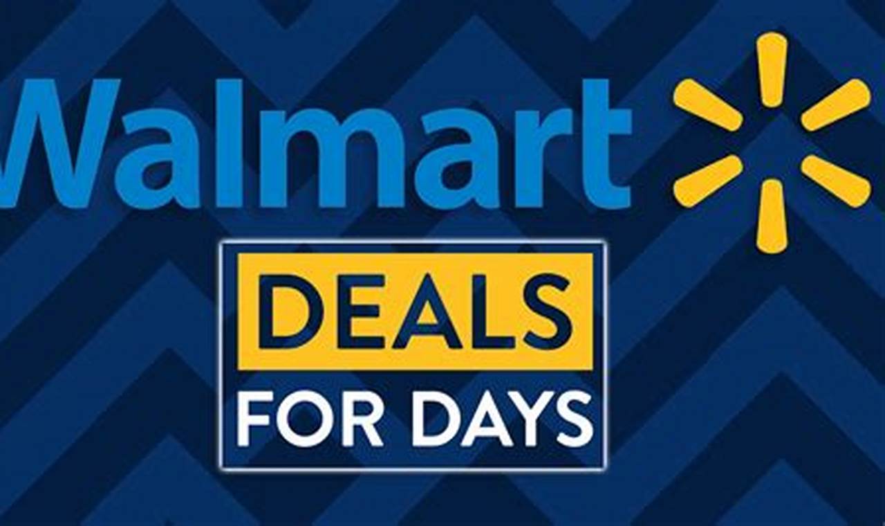 Walmart Deal Days 2024