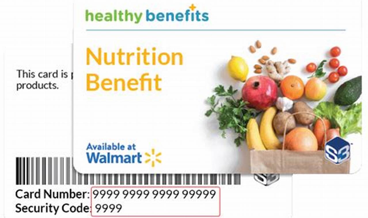 Walmart Healthy Benefits Plus Food List 2024 Pdf