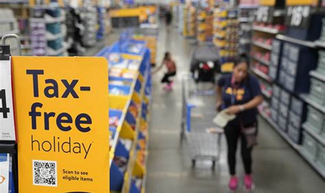 Walmart Tax-Free Weekend 2024